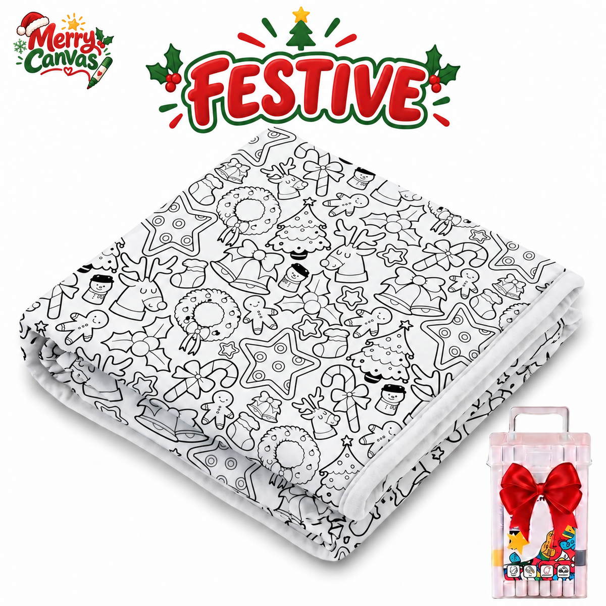 Merry Canvas™ Blanket
